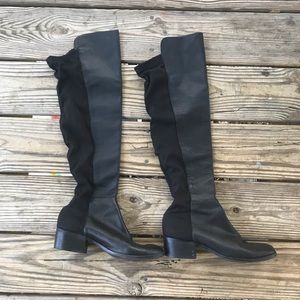 Steve Madden black riding boots, size 7.5